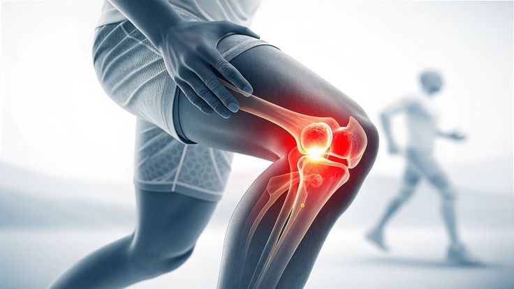 Knee joint showing inflammation and cartilage damage — understanding what happens before knee replacement surgery